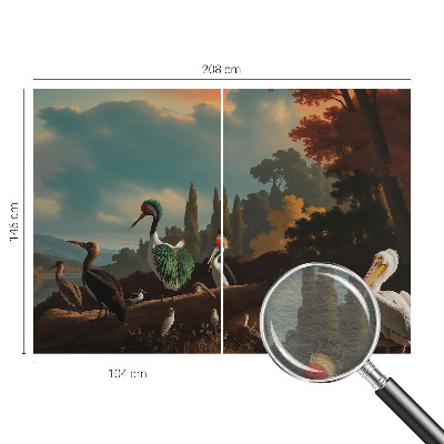 Fototapeta po meri Slikovite ptice