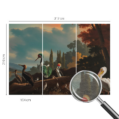 Fototapeta po meri Slikovite ptice