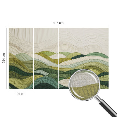 Moderna fototapeta Tkaninski hribi