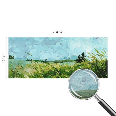 Dekorativna fototapeta z motivom zelenih pokrajin