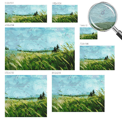 Dekorativna fototapeta Zelene pokrajine