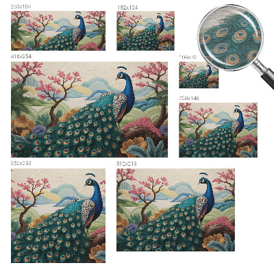 Stenska dekoracija fototapeta Eksotična lepota