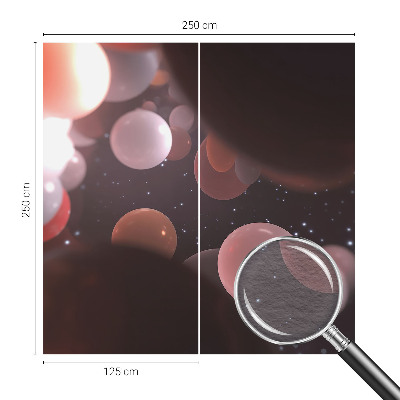 Fototapeta s tiskom z motivom vesoljskih krog in planetov