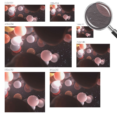 Fototapeta s tiskom Vesoljske krogle