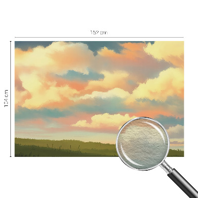 Stenska fototapeta flis z motivom neba z oblački