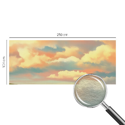 Stenska fototapeta flis z motivom neba z oblački