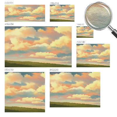 Stenska fototapeta flis z motivom neba z oblački