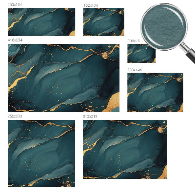 Dekorativna fototapeta Temno modra abstrakcija