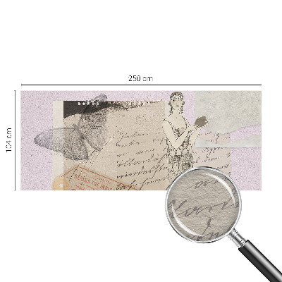 Stenska fototapeta flis Nostalgični kolaž