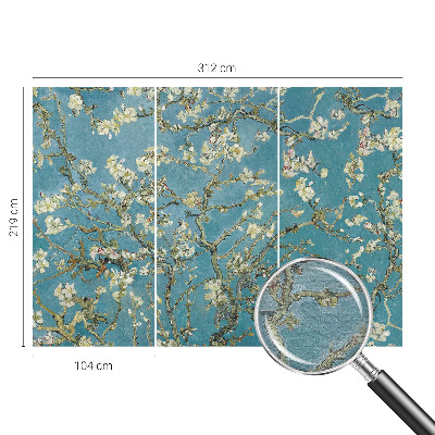 Flis fototapeta Cvetoče veje