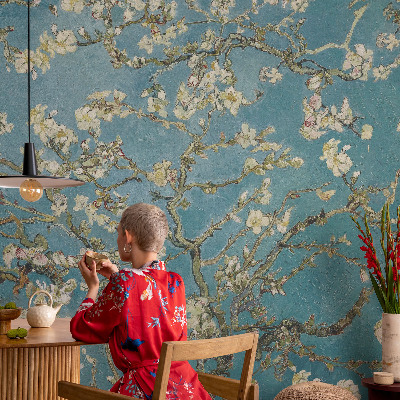 Flis fototapeta Cvetoče veje