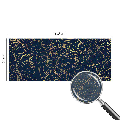 Tiskana fototapeta flis z valovitim motivom