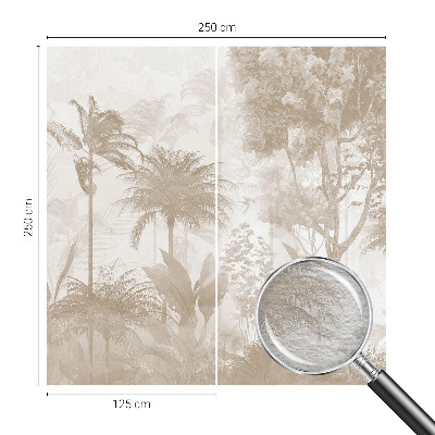 Fototapeta za dnevno sobo s tropsko pokrajino