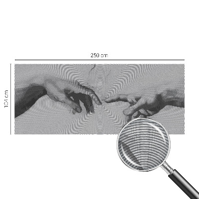 Flis fototapeta za otroško sobo z motivom hipnotičnih rok