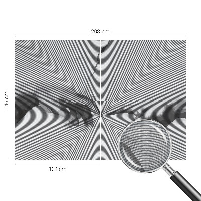 Flis fototapeta za otroško sobo Hipnotične roke