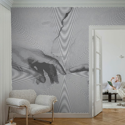 Flis fototapeta za otroško sobo z motivom hipnotičnih rok