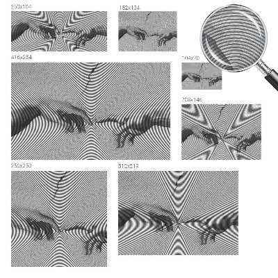 Flis fototapeta za otroško sobo z motivom hipnotičnih rok
