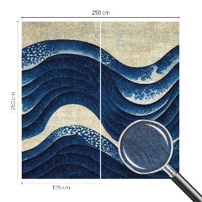 Flis fototapeta Oceanske oblike