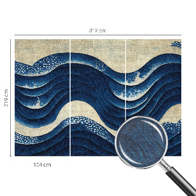 Flis fototapeta z motivom oceanskih oblik