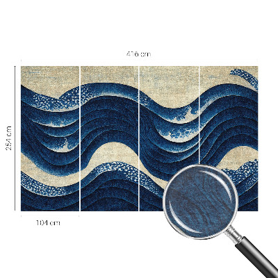 Flis fototapeta Oceanske oblike