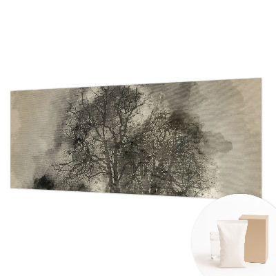 Netkana fototapeta s skrivnostnim motivom dreves