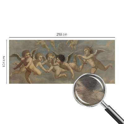 Stenska fototapeta flis z motivom angelskih figur