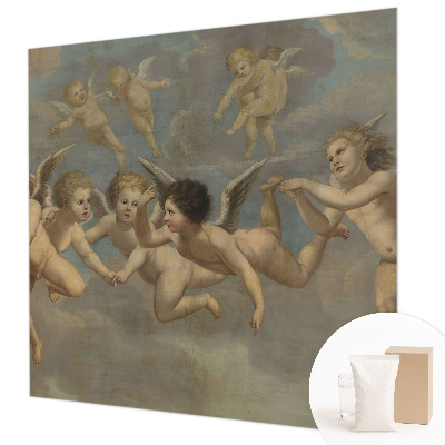 Stenska fototapeta flis z motivom angelskih figur
