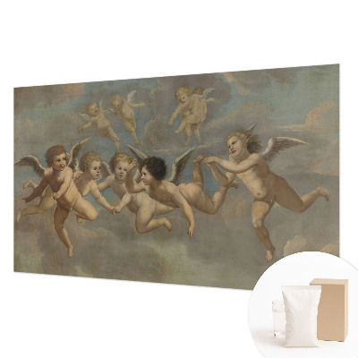 Stenska fototapeta flis z motivom angelskih figur