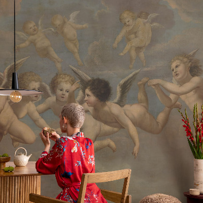 Stenska fototapeta flis Angelske figure