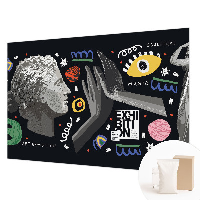 Tiskana fototapeta flis Barvita razstava