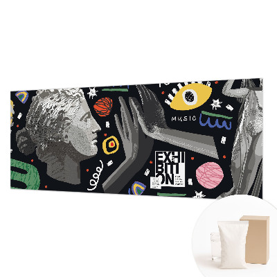 Tiskana fototapeta flis Barvita razstava