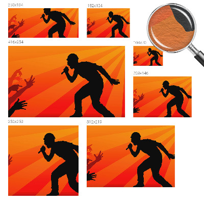 Fototapeta za spalnico Ritmični prizor