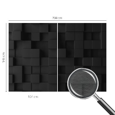 Flis fototapeta za otroško sobo Tridimenzionalne kocke