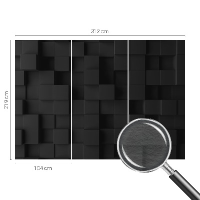 Flis fototapeta za otroško sobo Tridimenzionalne kocke