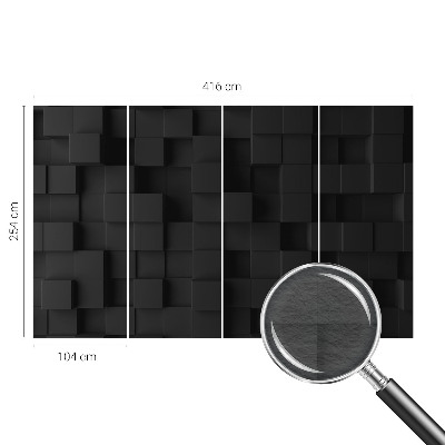 Flis fototapeta za otroško sobo s tridimenzionalnim motivom kock