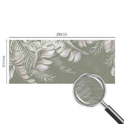 Stenska dekoracija fototapeta Nežni listi