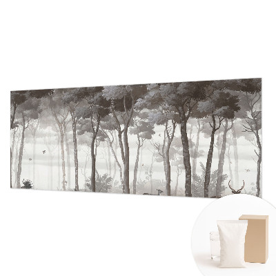 Fototapeta s tiskom z motivom gozde v naravnih tonih