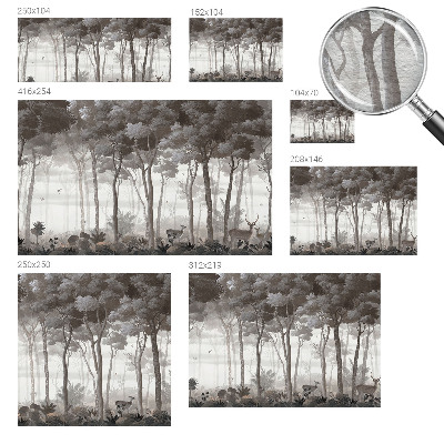 Fototapeta s tiskom Gozdna čarovnija