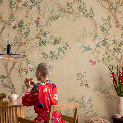 Fototapeta za spalnico Cvetlični poudarki