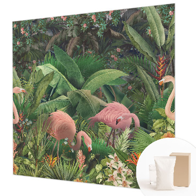 Fototapeta za dnevno sobo Rožnati flamingi