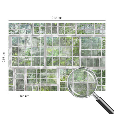 Dekorativna fototapeta Zeleni gozd