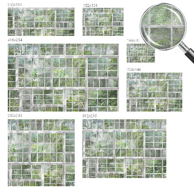 Dekorativna fototapeta Zeleni gozd