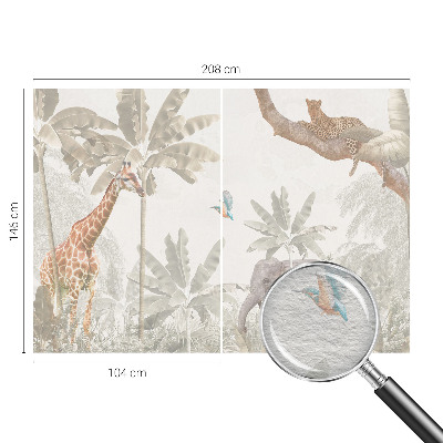 Stenska dekoracija fototapeta Tropska oaza