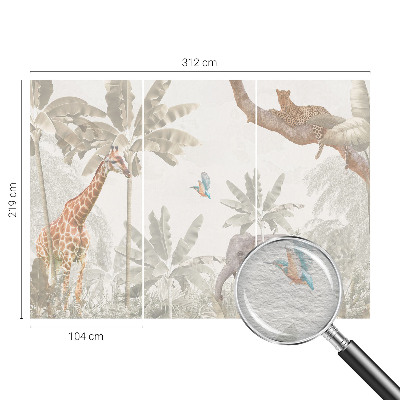 Stenska dekoracija fototapeta Tropska oaza