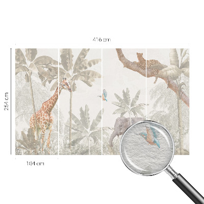 Stenska dekoracija fototapeta Tropska oaza