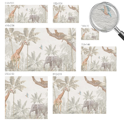 Stenska dekoracija fototapeta Tropska oaza