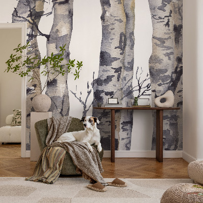 Foto tapeta z motivom aspenskega gozda