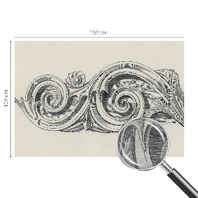 Netkana fototapeta Rastlinski okras