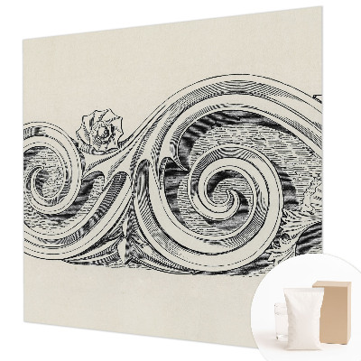 Netkana fototapeta Rastlinski okras