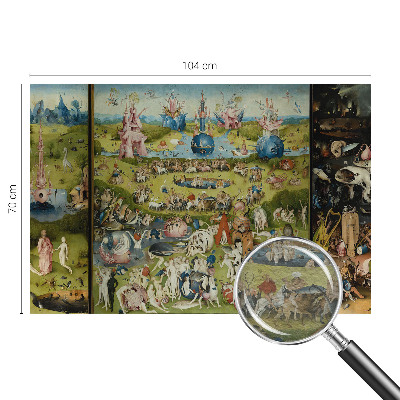 Tiskana fototapeta flis Skrivni vrt